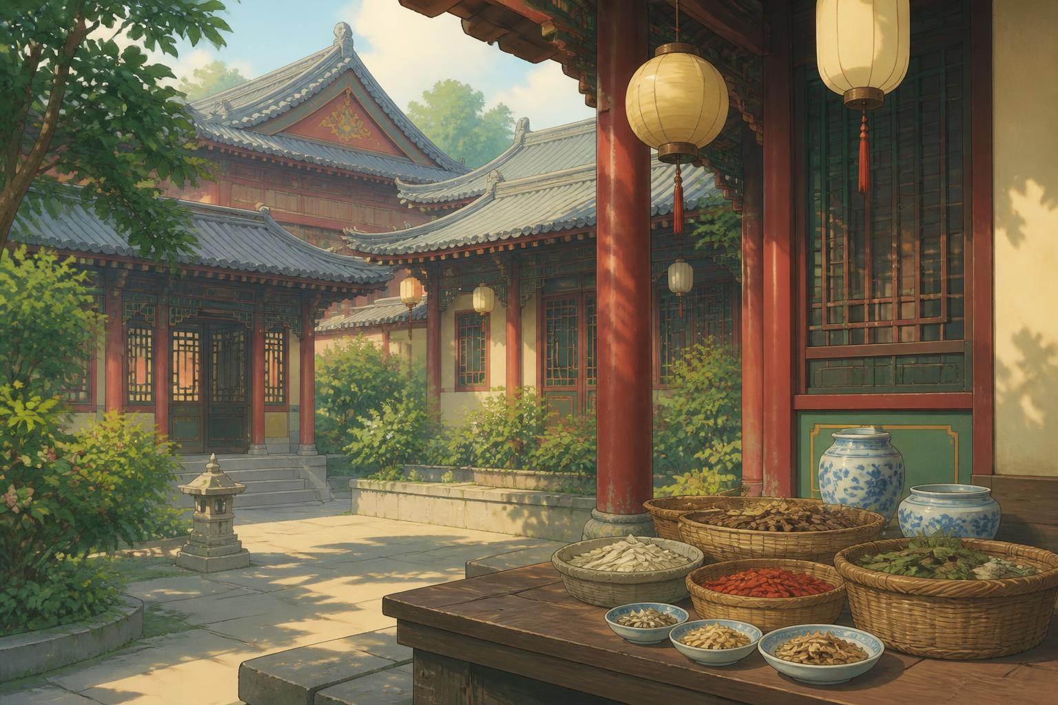 The Verdigris Court — entrance illustration